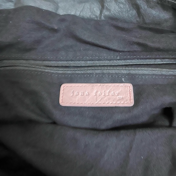 Jana Feifer New Black Velvet Handbag with Silver Mesh - Picture 5 of 6